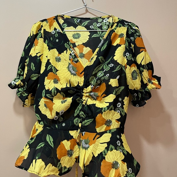 Floral print top - Picture 3 of 4